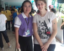 Krough Noi who drives me home after school and helps me we enrollment etc at school.